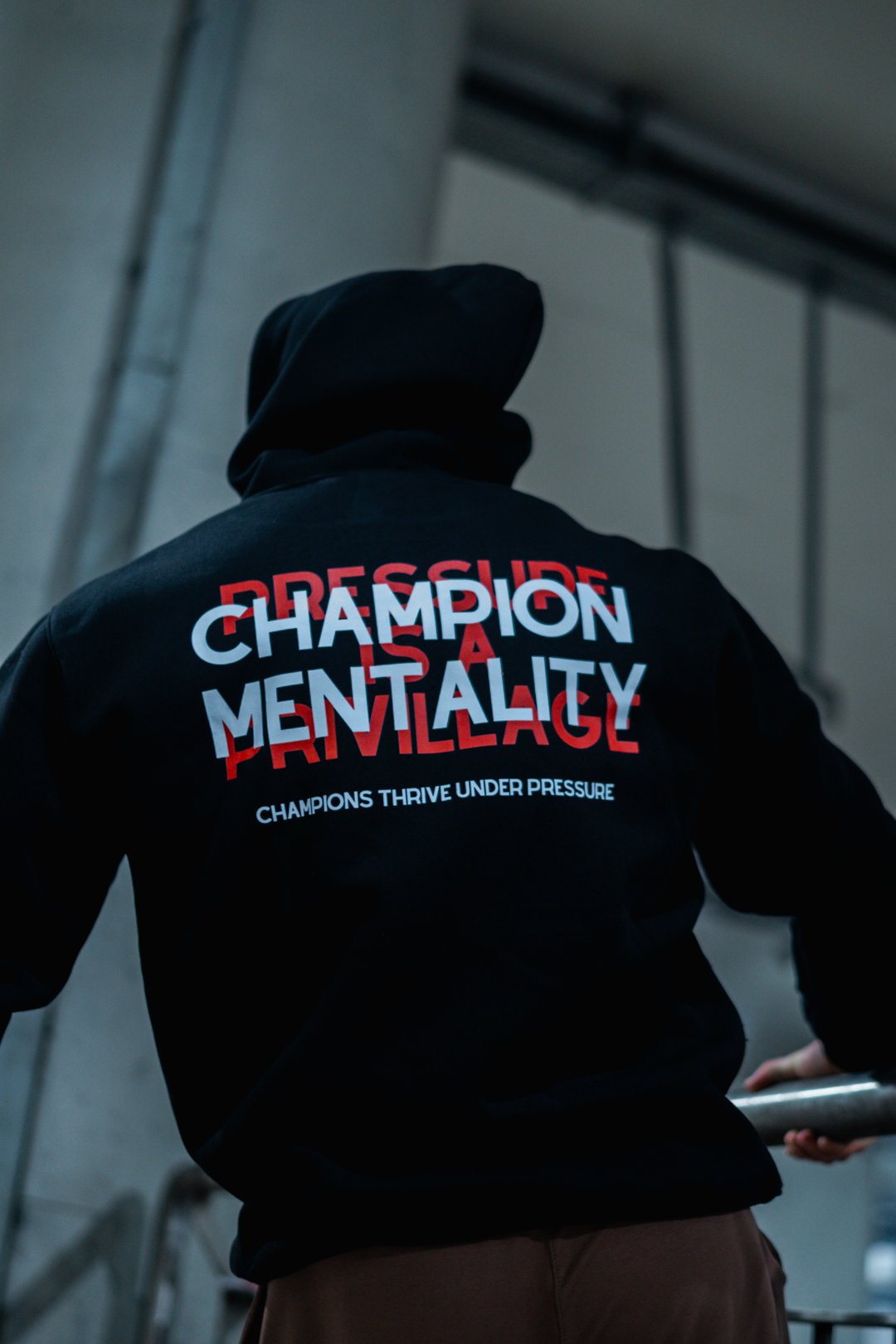 "CHAMPION MENTALITY" Oversize Hoodie