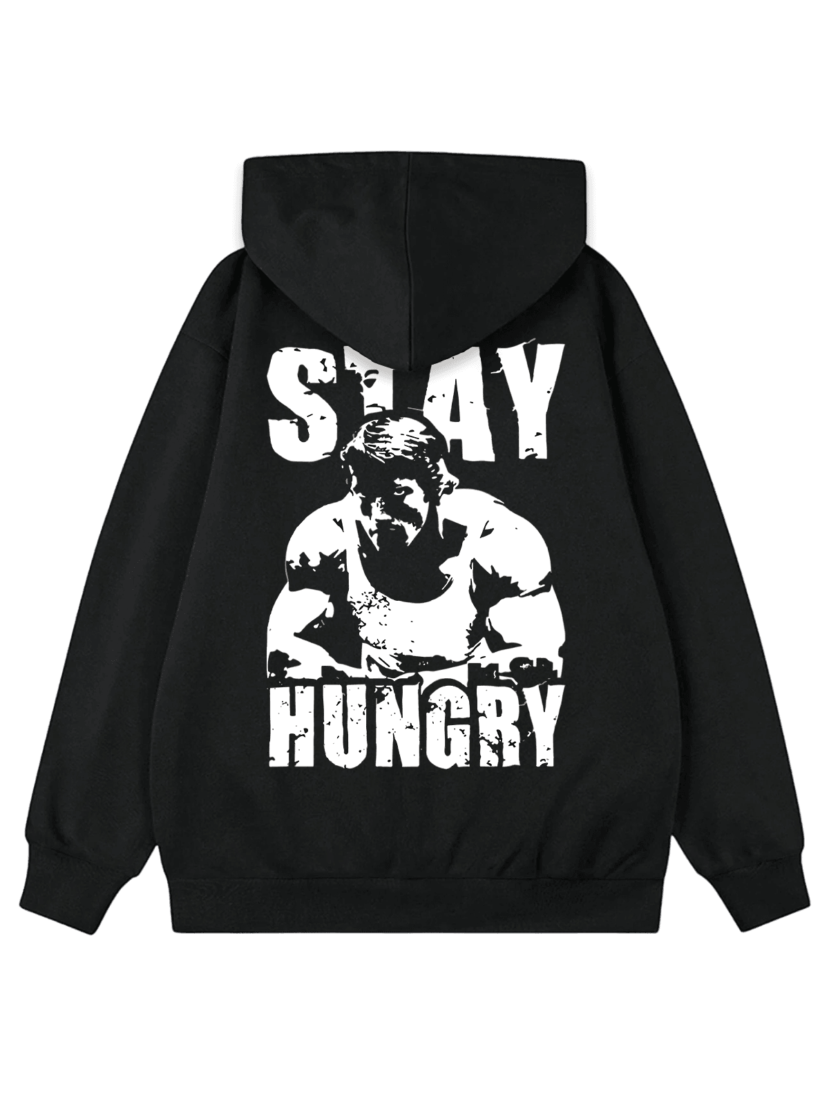 "STAY HUNGRY" Oversize Hoodie