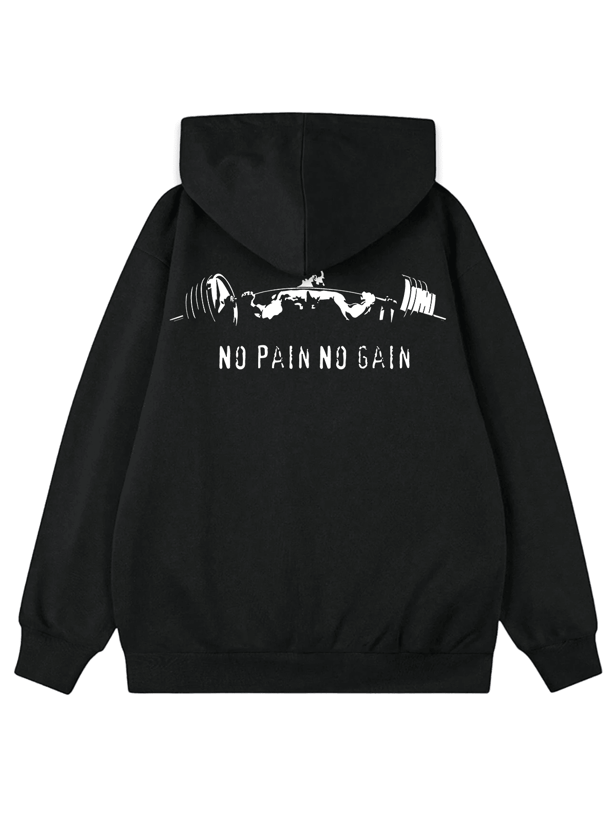 "NO PAIN NO GAIN" Oversize Hoodie