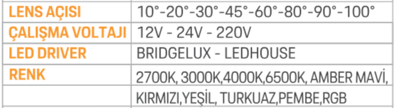 Ledim 30 cm 9 Led Wallwasher / Ledim 2003