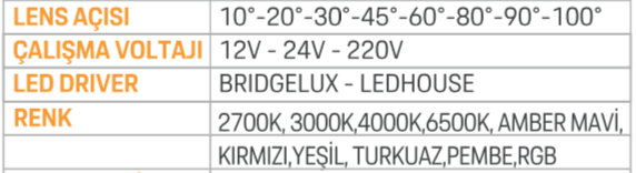 Ledim 20 cm 6 Led Wallwasher / Ledim2002