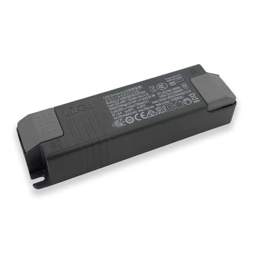 Alimentation LED LIFUD 30W – Entrée 220-240V AC, Sortie 33-40V DC, Sans Scintillement, IP20