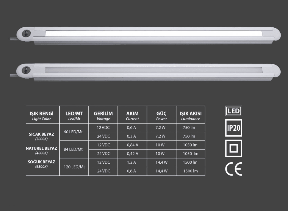 Ledim Alto IR Sensörlü Led Bar