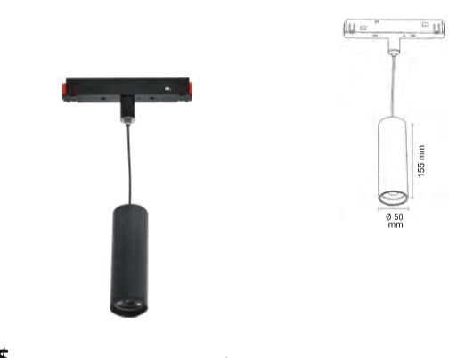 Ledim Magnet Sarkıt Armatür 6W / LDM6673