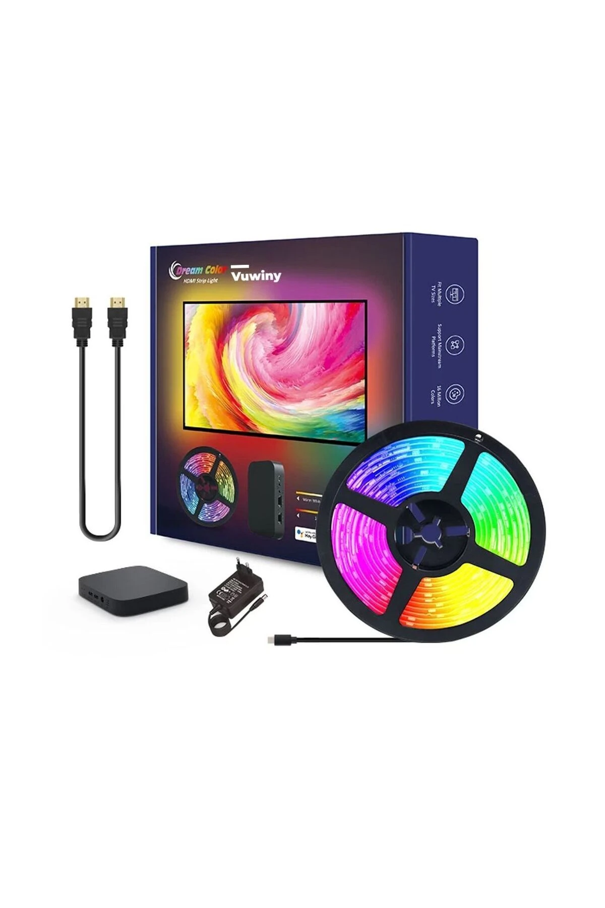 TV Arkası Senkronize Ambiyans Akıllı Aydınlatma (55-65 INCH)