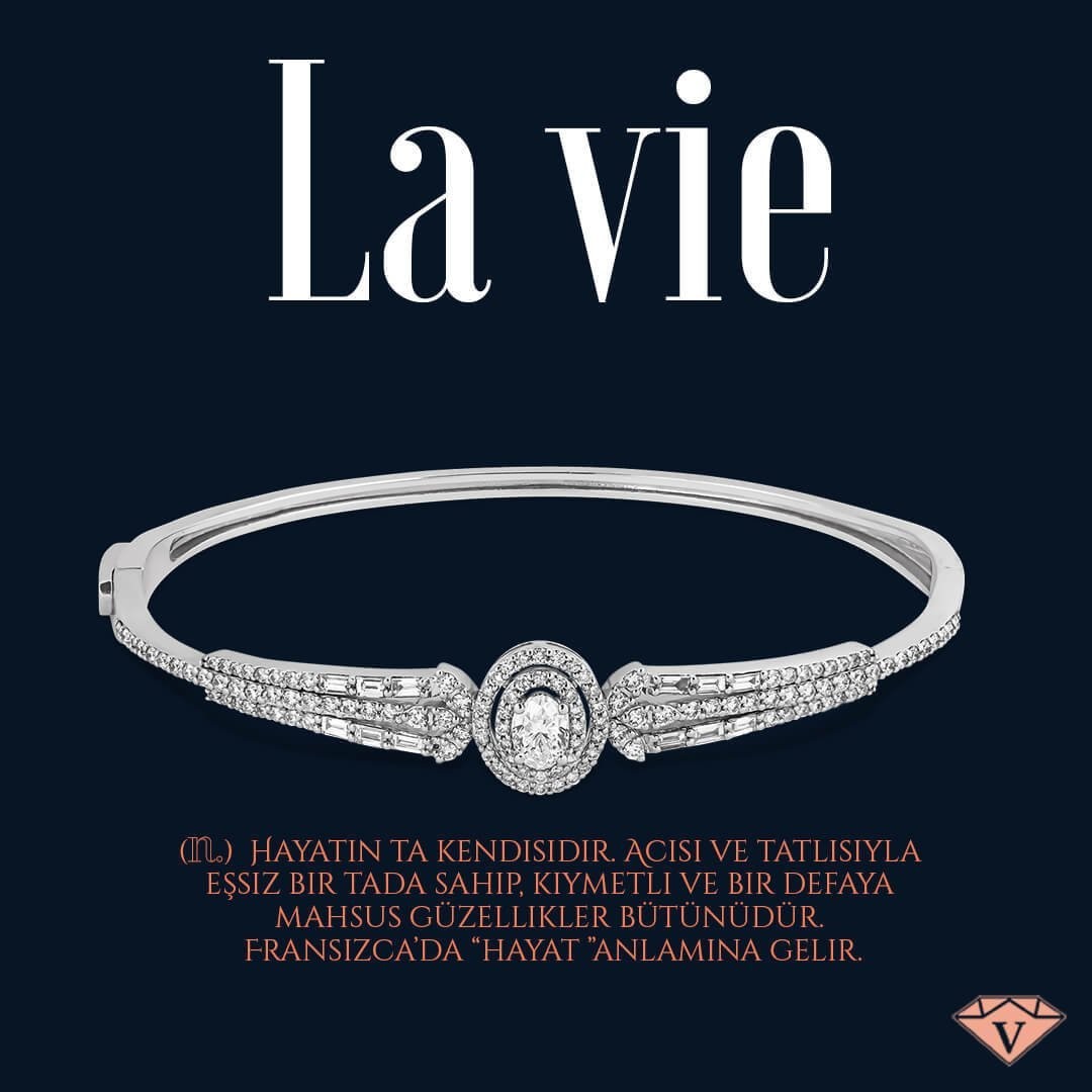 1,07 Karat Pırlanta Bileklik ''La vie''