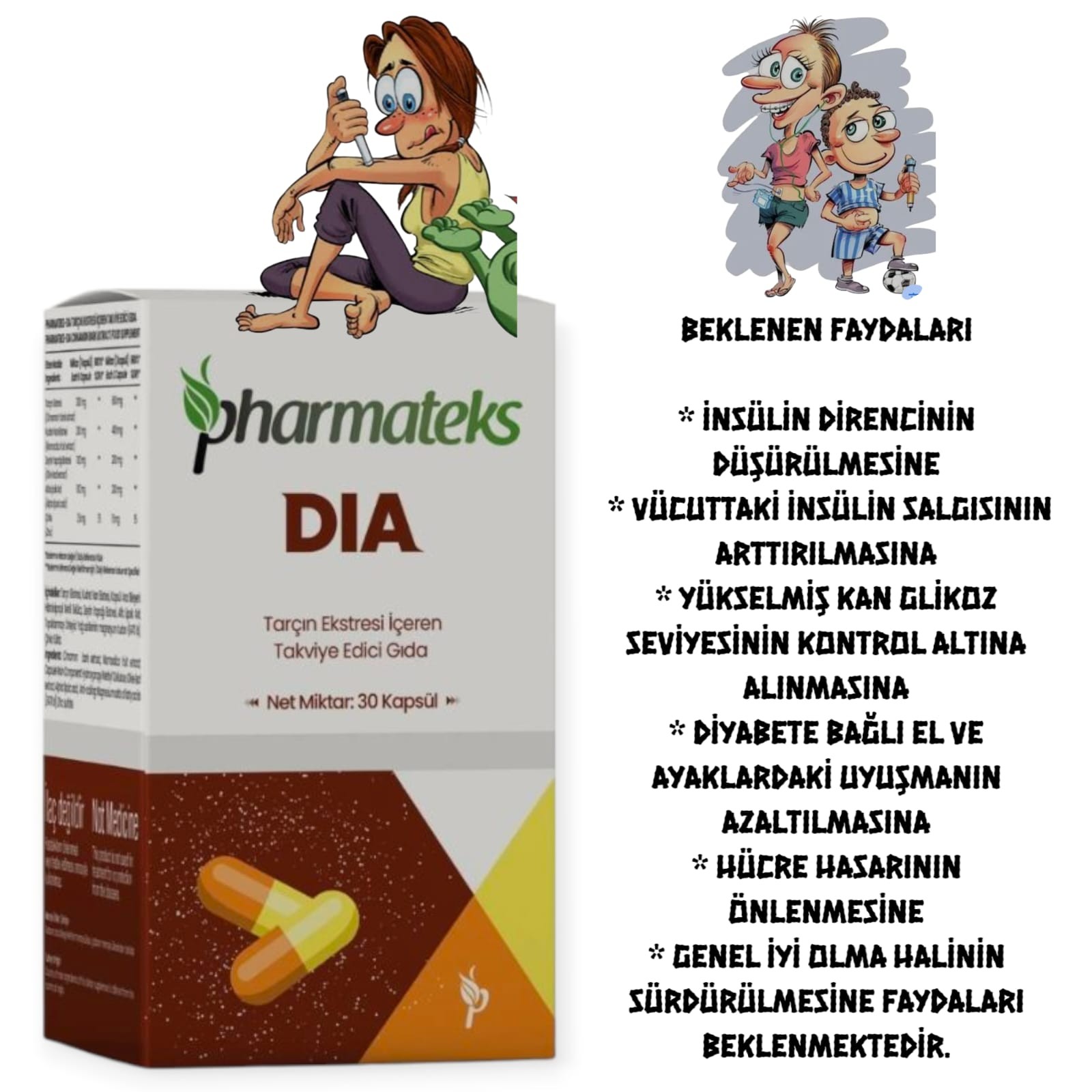pHARMATEKS-DIA 30 KAPSÜL 