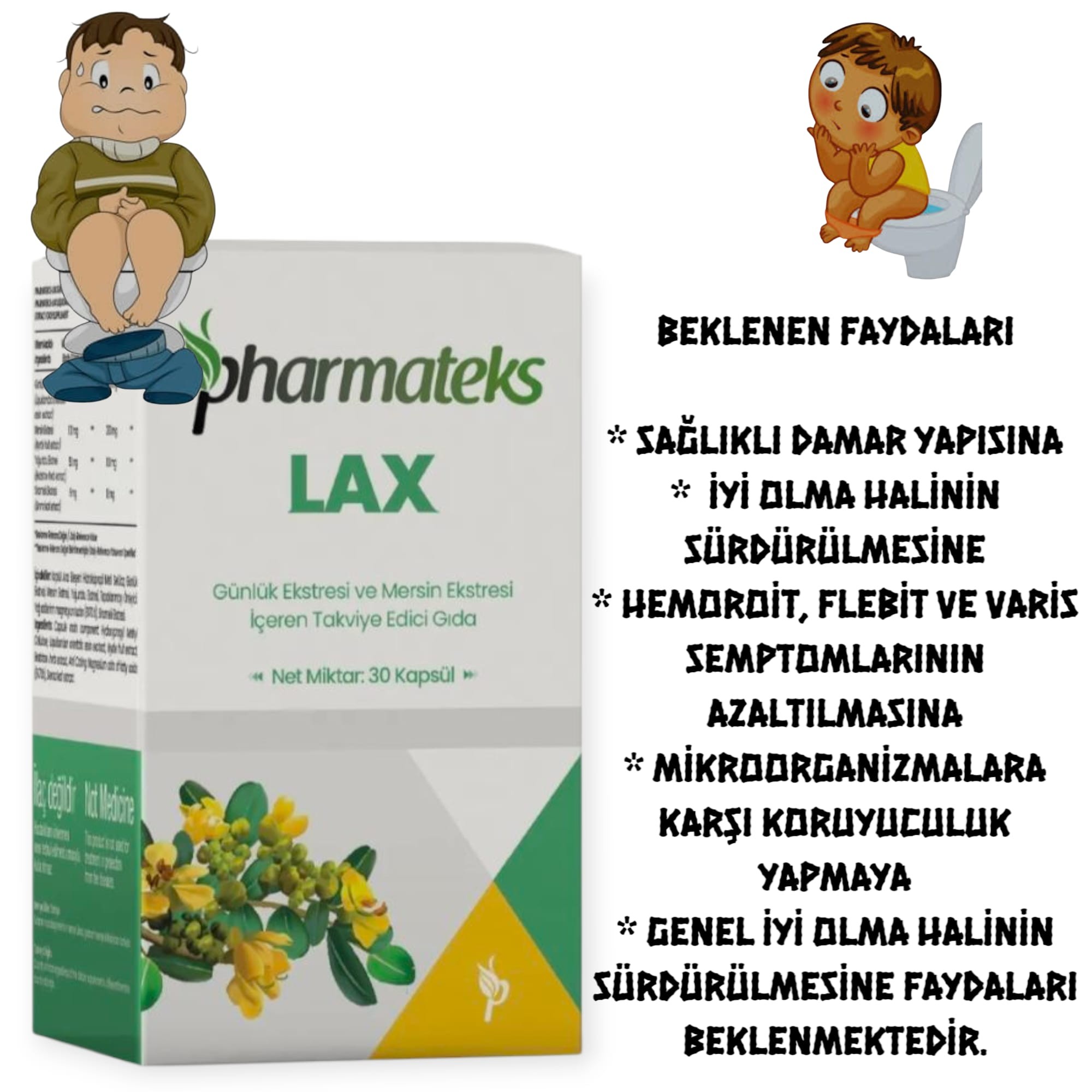       pHARMATEKS- LAX 30 KAPSÜL