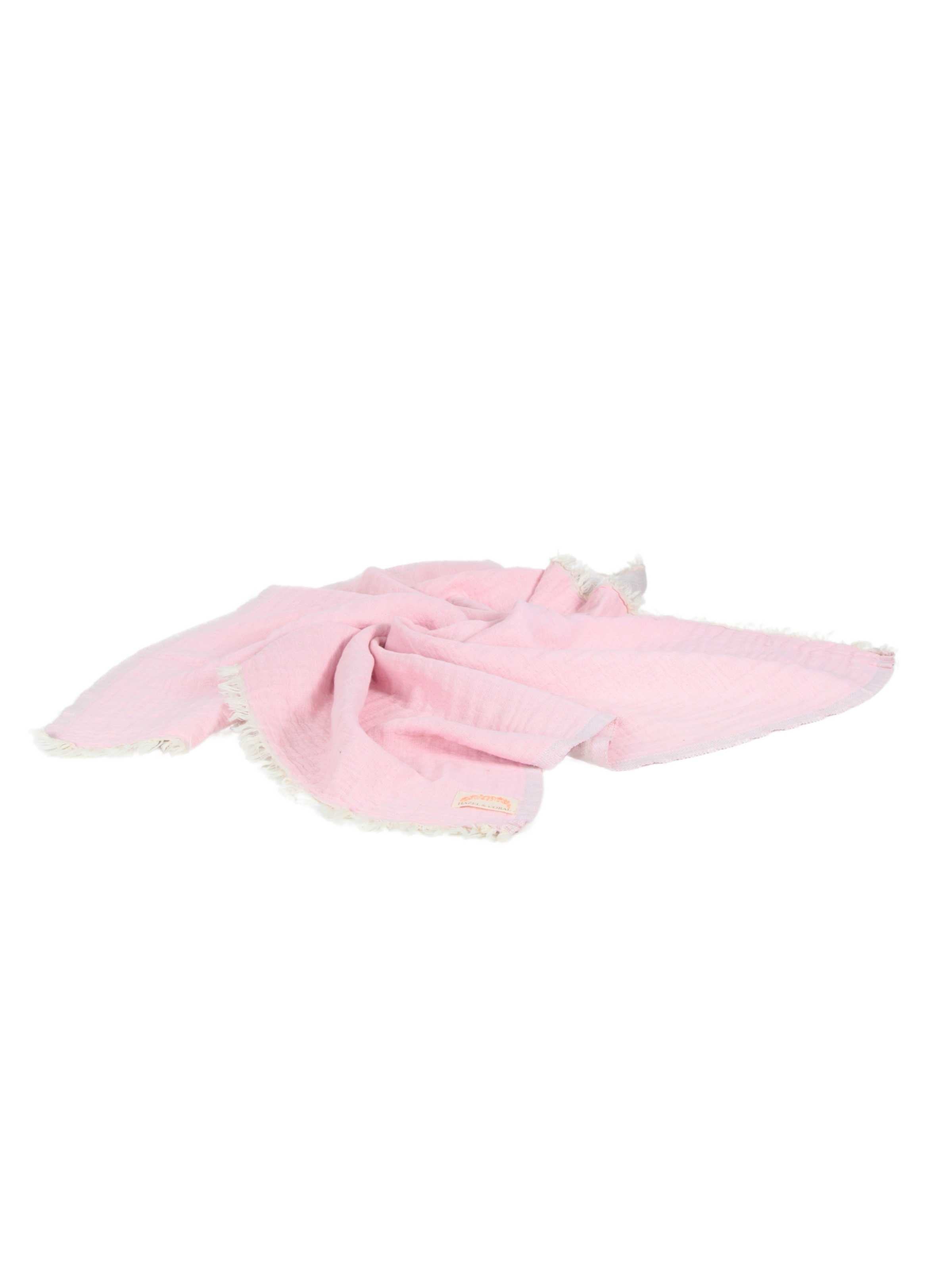 3 Katlı Müslin Bebek Örtüsü & Battaniyesi Pembe