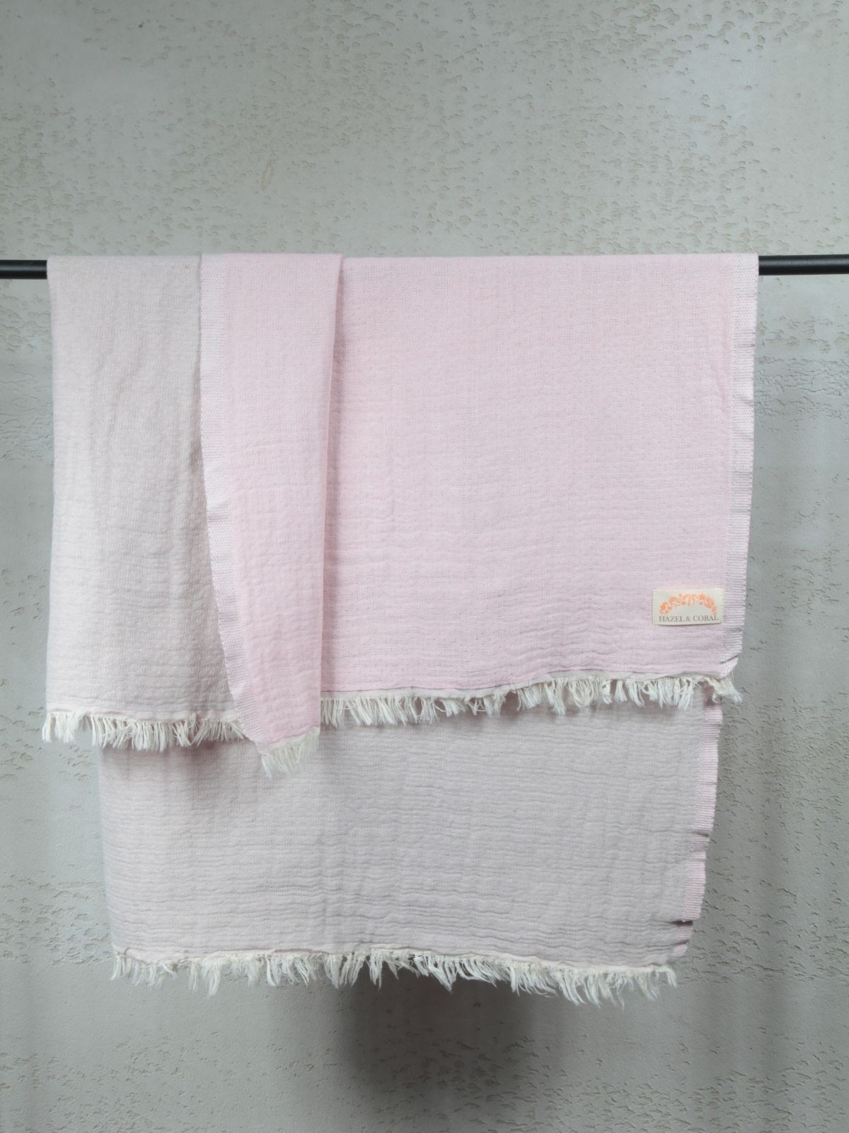3 Katlı Müslin Bebek Havlusu Pembe image