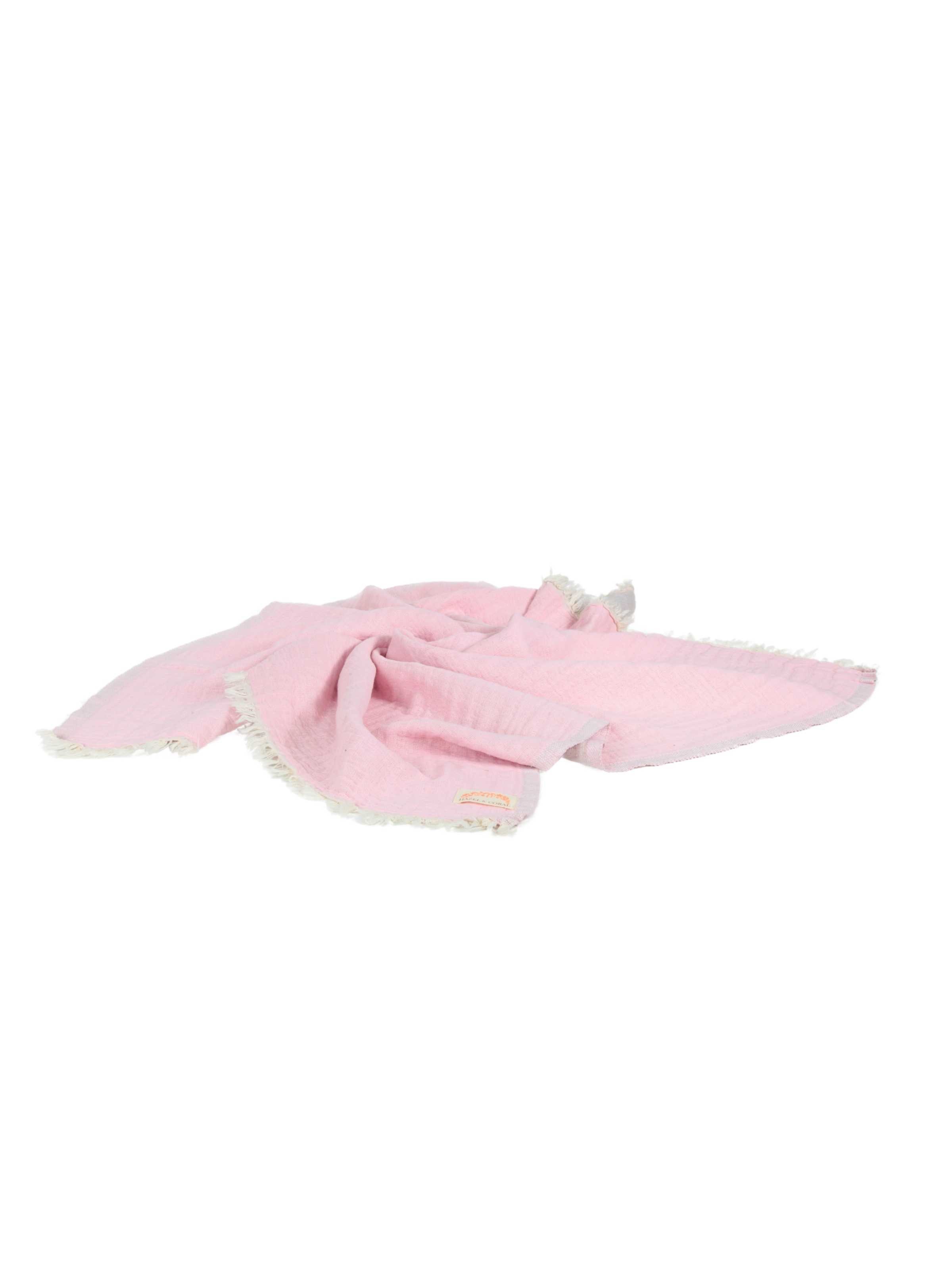 3 Katlı Müslin Bebek Örtüsü & Battaniyesi Pembe