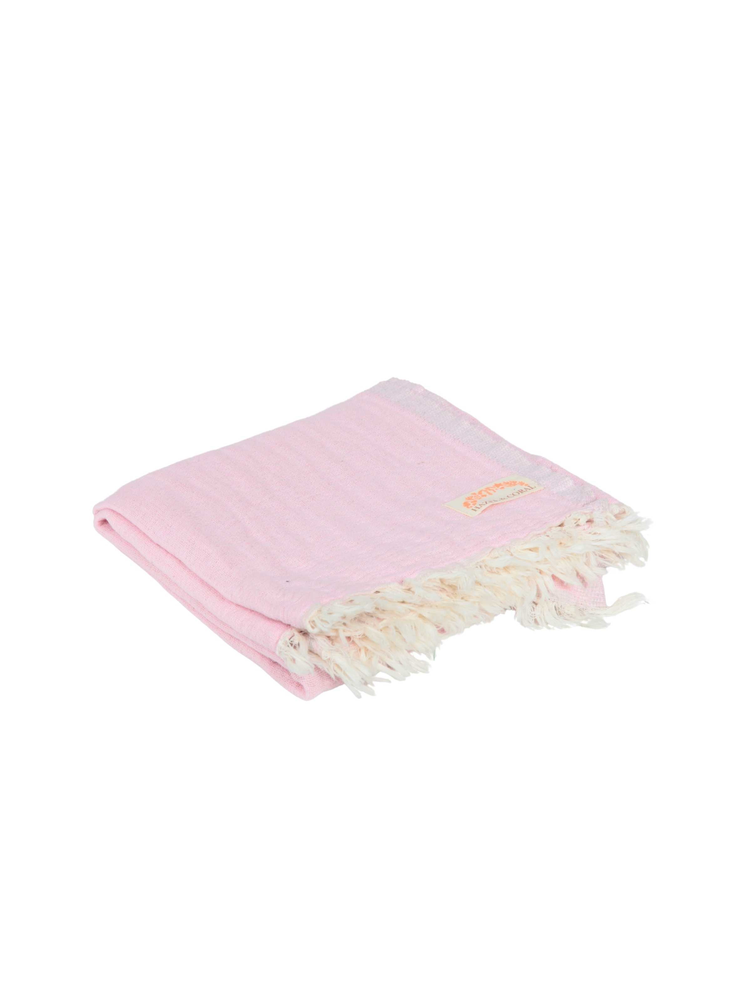 3 Katlı Müslin Bebek Örtüsü & Battaniyesi Pembe image