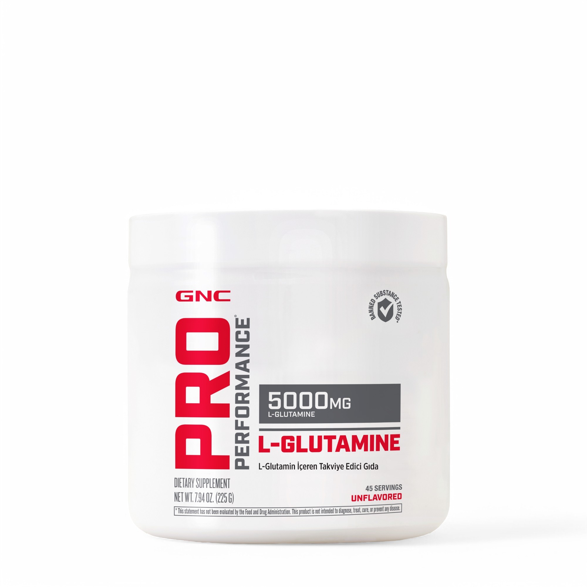 GNC Pro Perf L-Glutamine 5 g - Unflavored