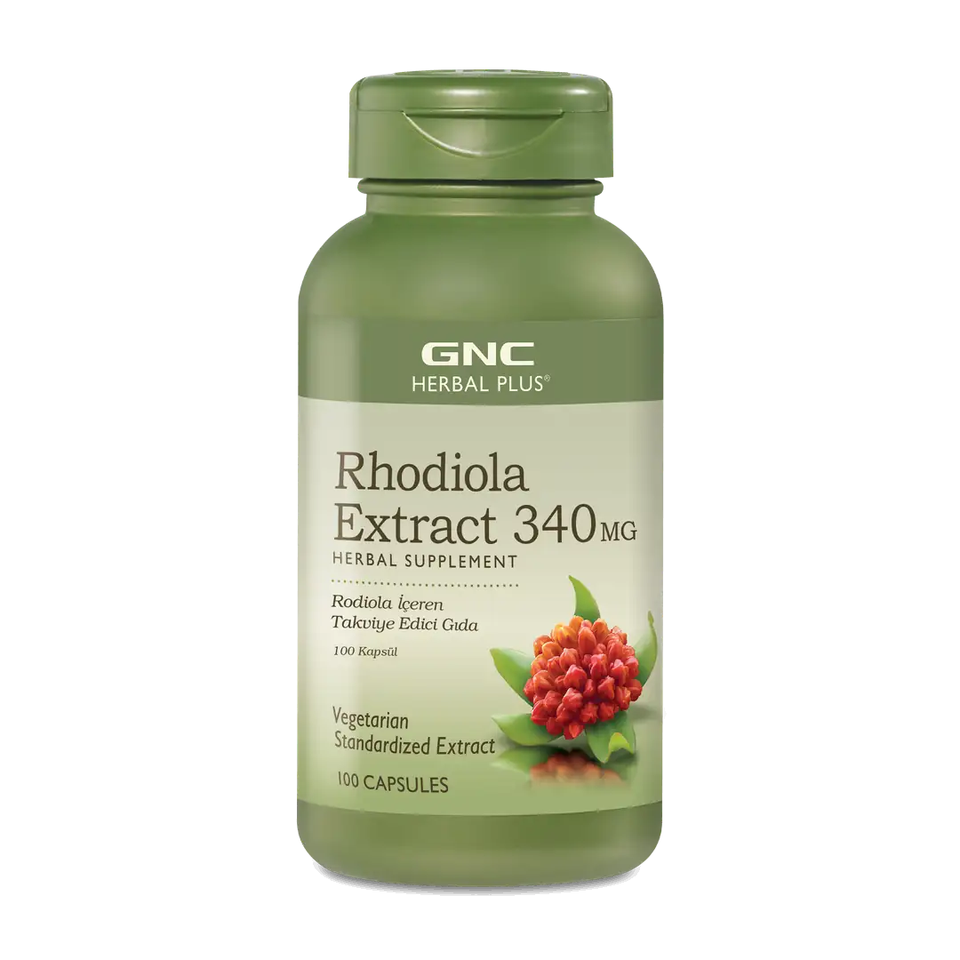 Herbal Plus Rhodiola Extract - 100 Kapsül