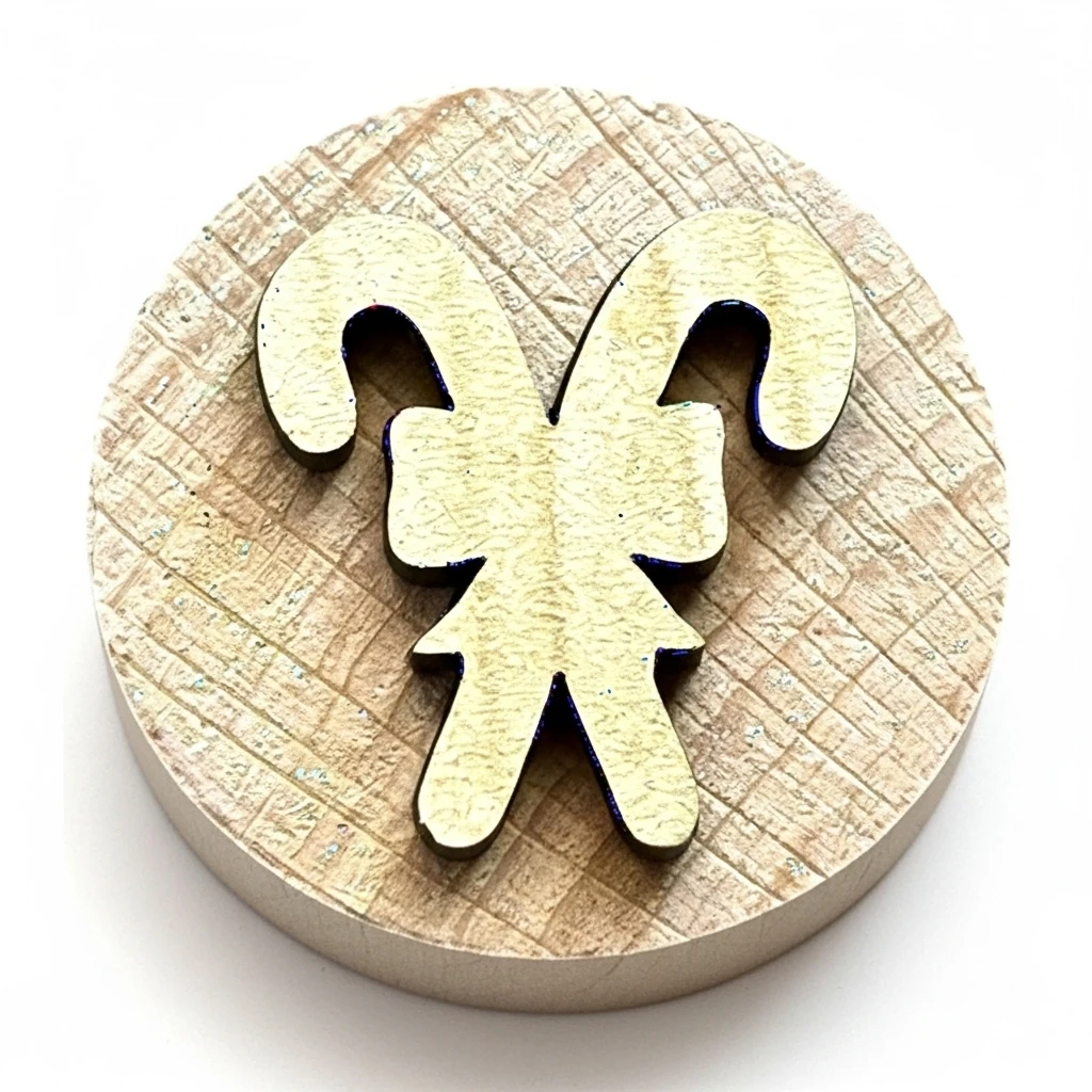 Doğal Ahşap Damga - Bastonlar