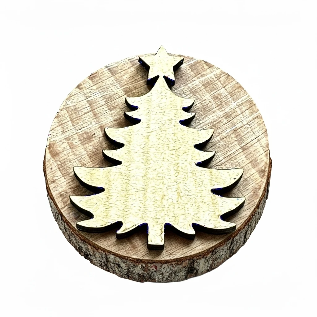 Doğal Ahşap Damga - Çam Ağacı