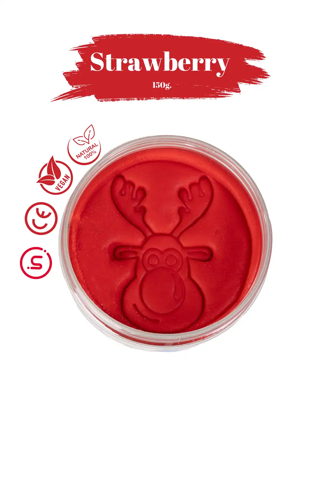 邦楽 STRAWBERRY MUD PIE! YOU SING! ME PLAY! Strawberry Playdough 150 g-Doğal Oyun Hamuru