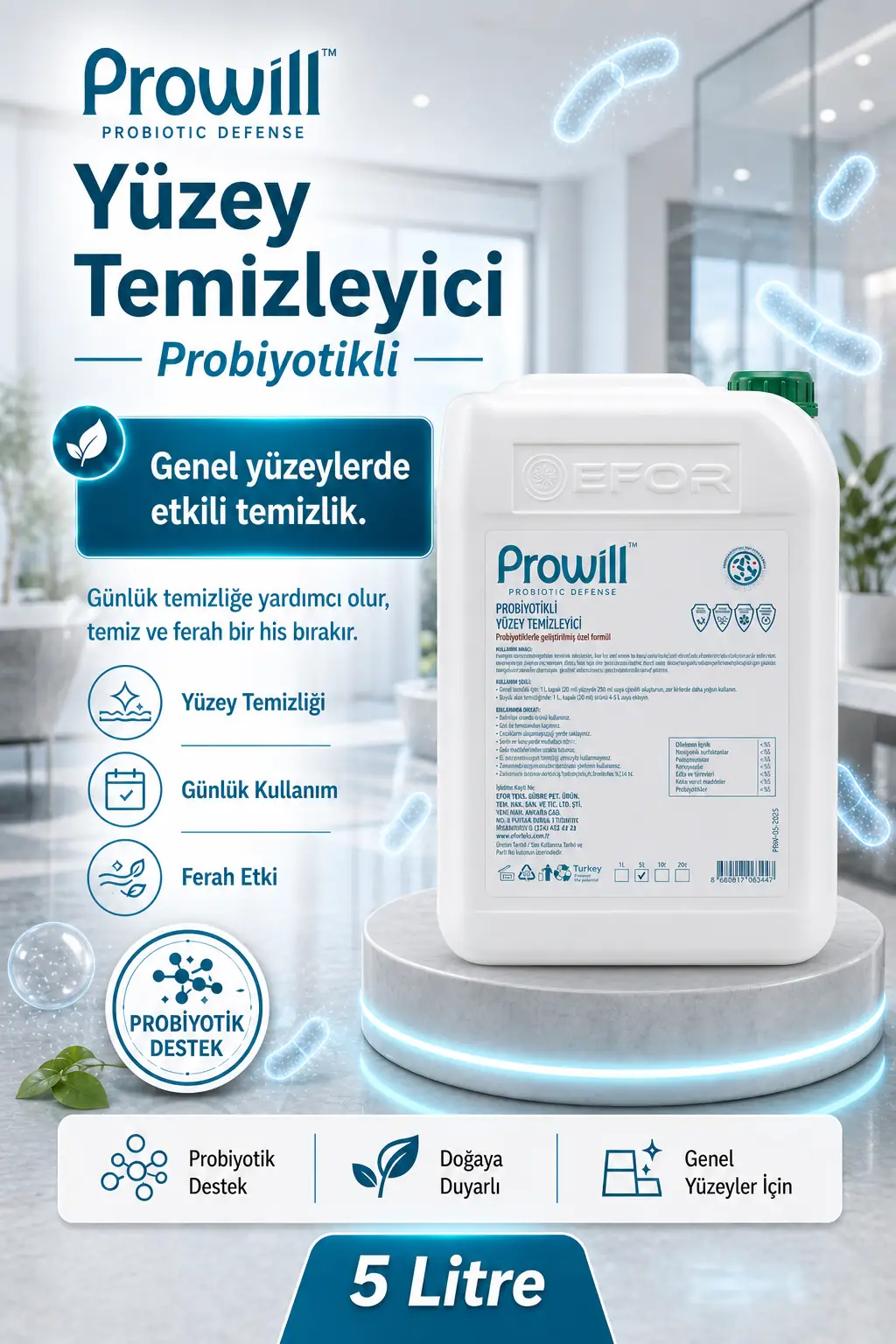 Prowill Probiyotikli Yüzey Temizleyici: görsel 5