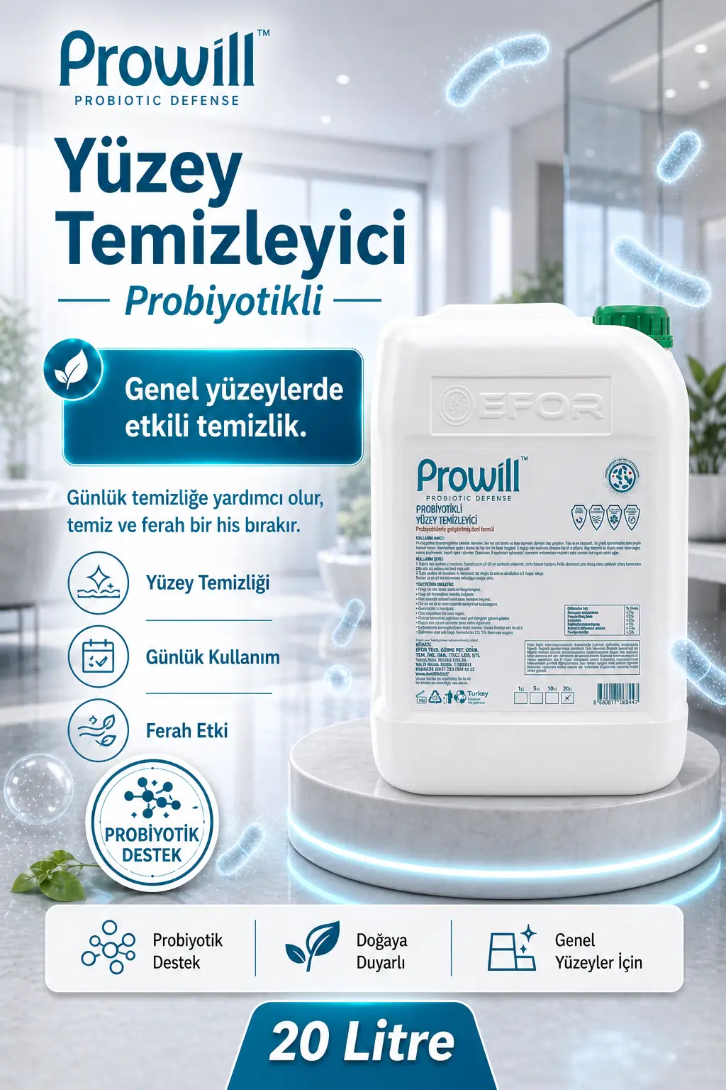Prowill Probiyotikli Yüzey Temizleyici: görsel 7