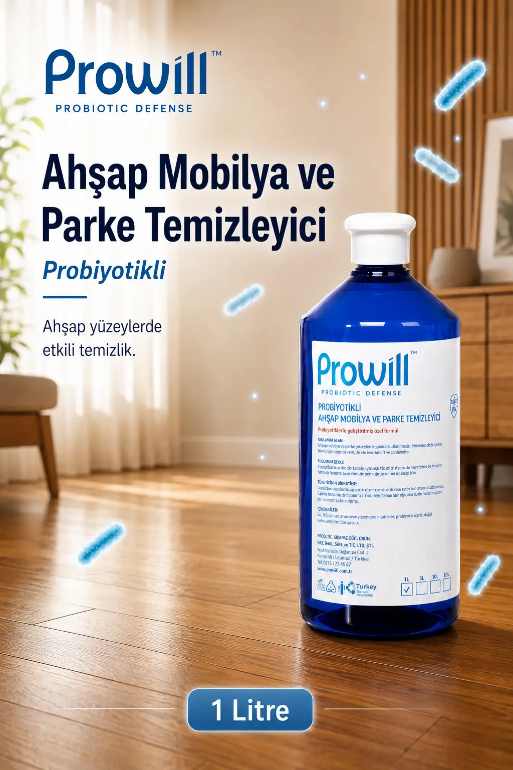 Prowill Probiyotikli Parke & Ahşap Mobilya Temizleyici