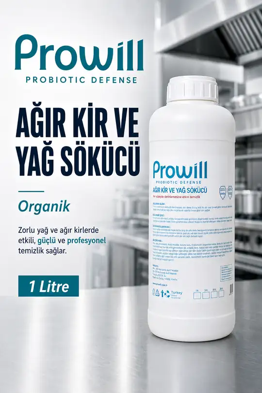 Prowill Endüstriyel Organik Ağır Kir ve Yağ Sökücü