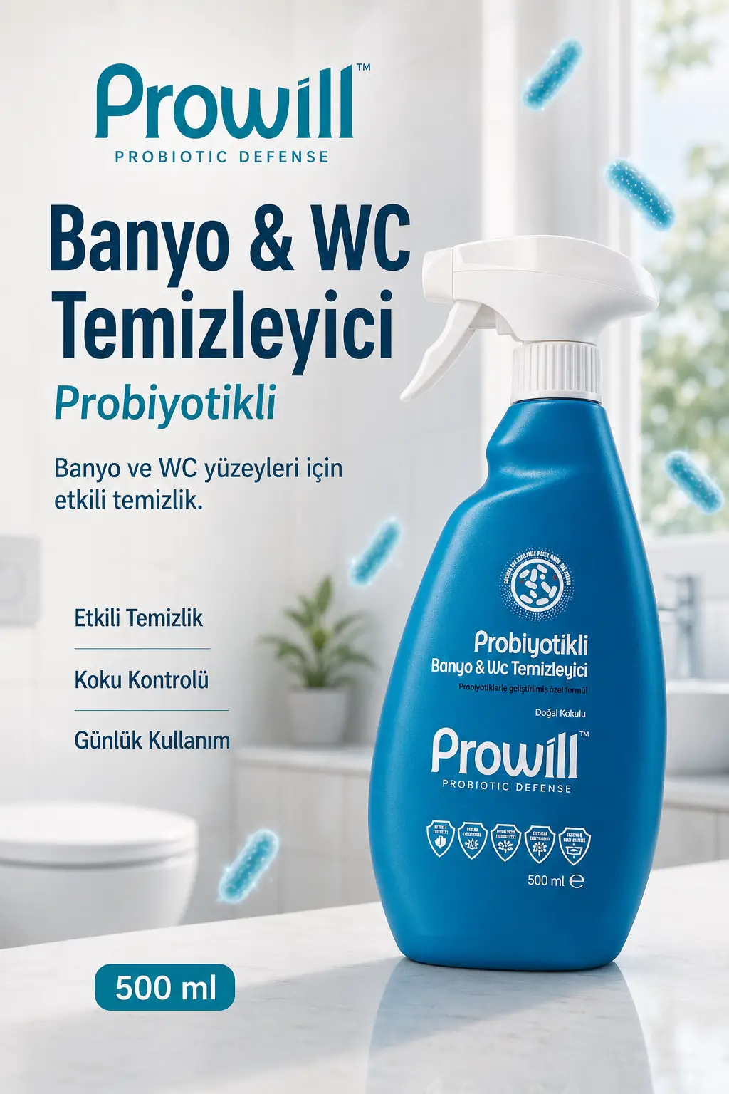 Prowill Probiyotikli Banyo & WC Temizleyici Sprey