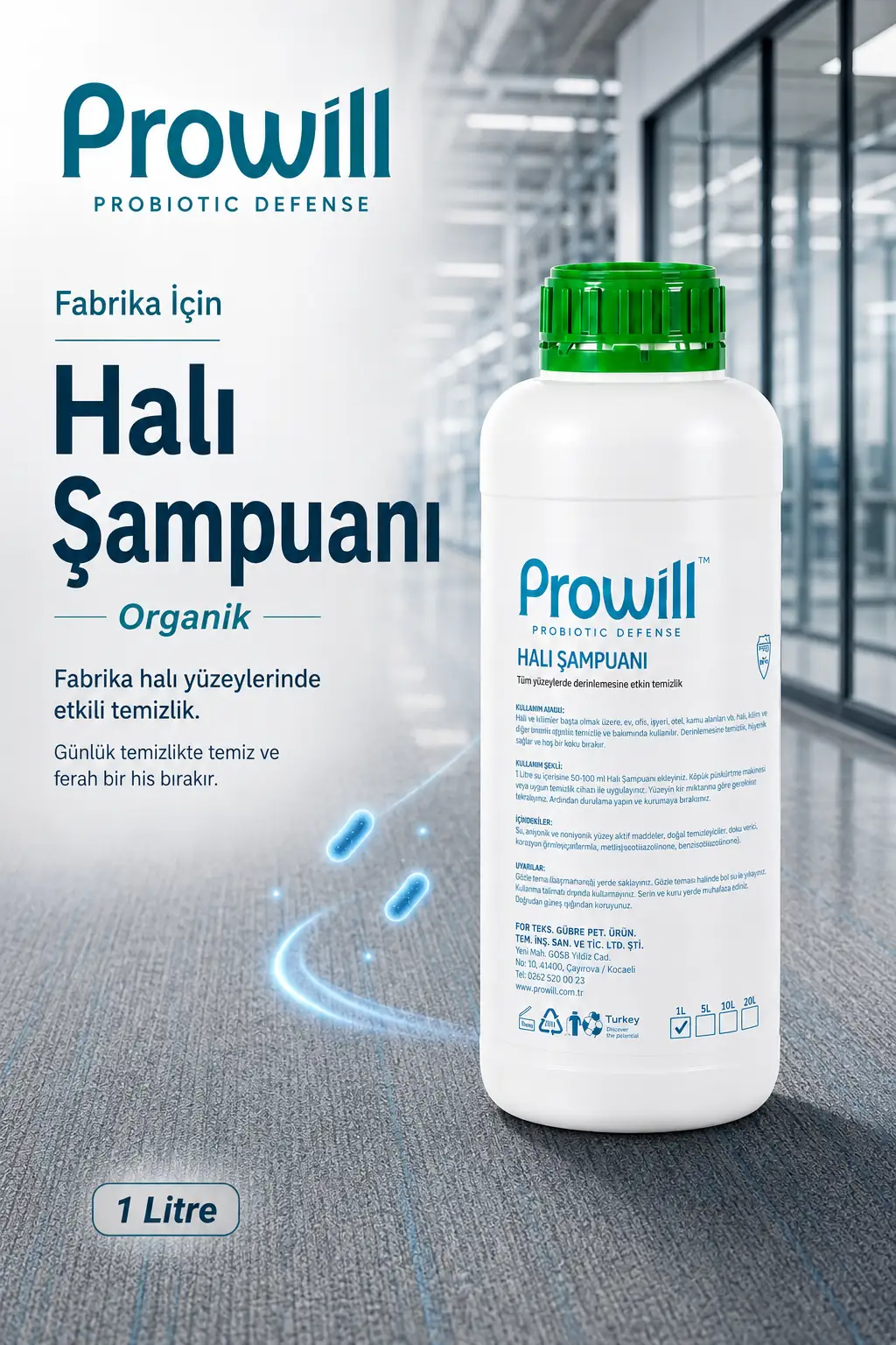 Prowill Halı Temizleme Şampuanı