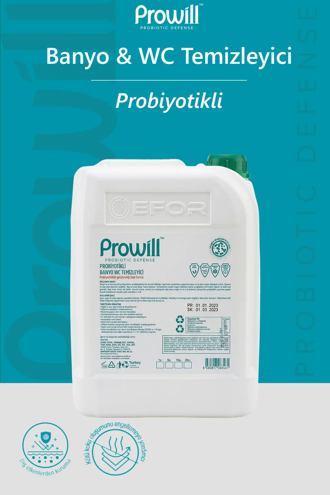 Prowill Probiyotikli Banyo & WC Temizleyici: görsel 6
