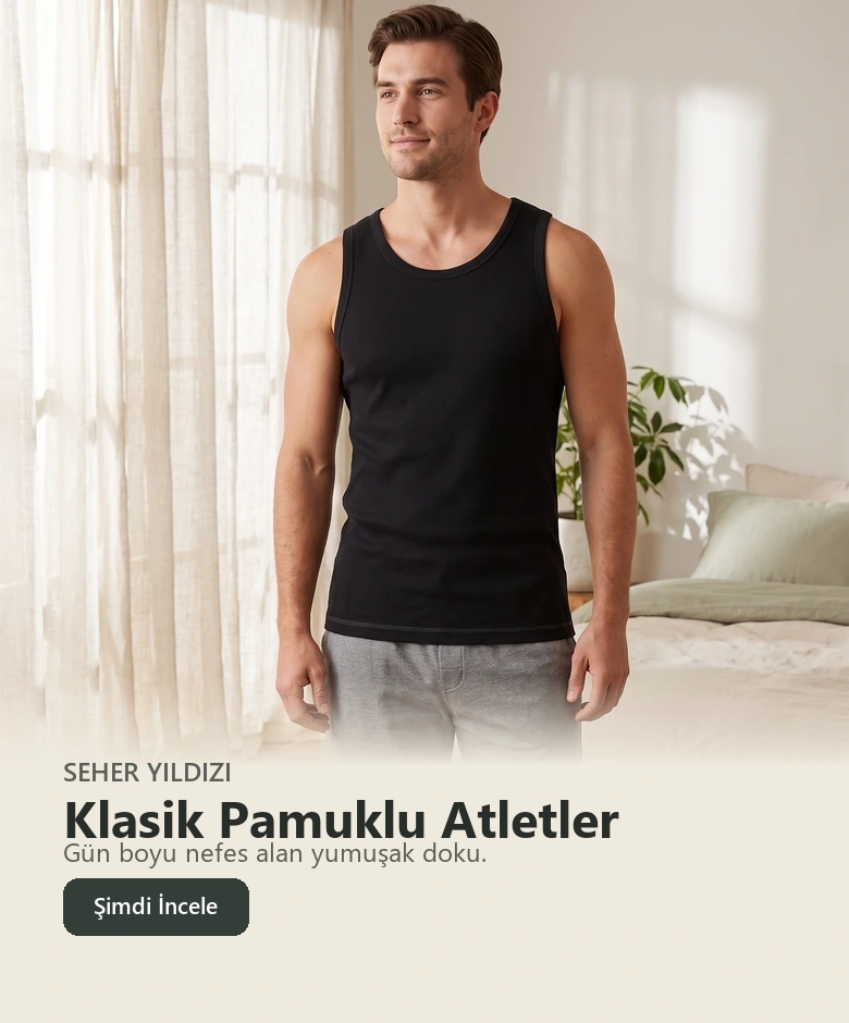 Seher Yıldızı erkek atlet ürünleri