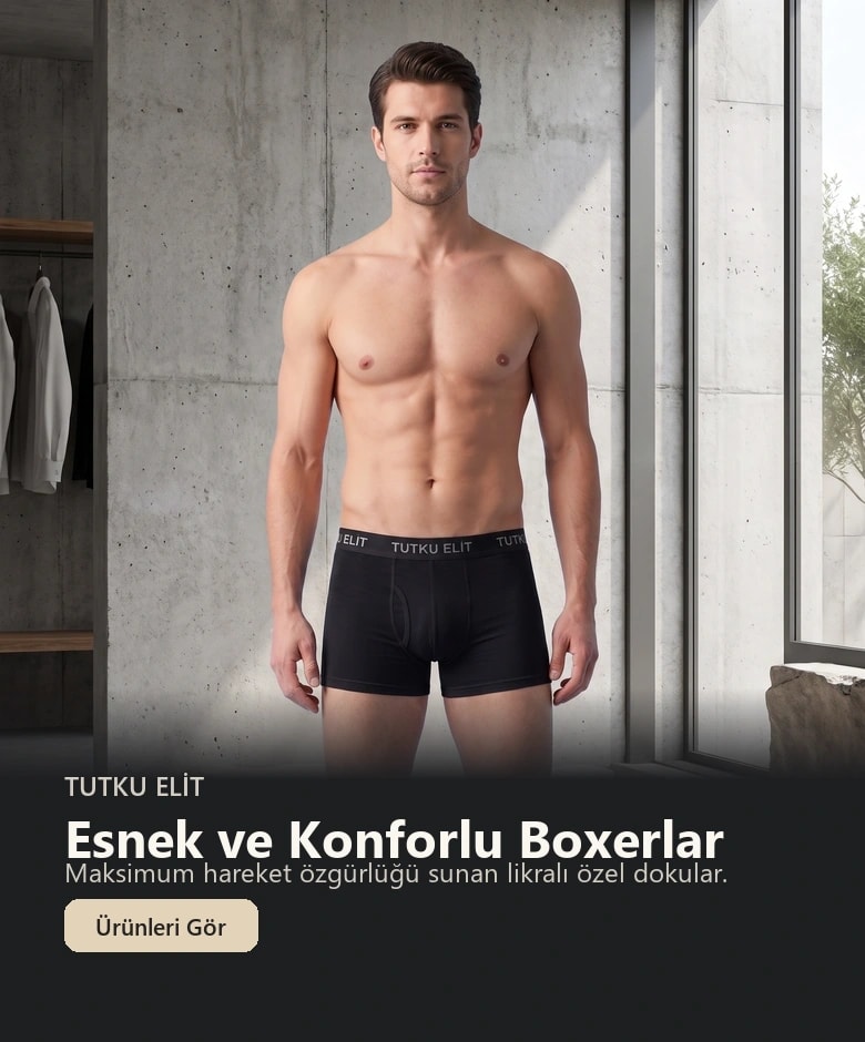 Tutku Elit erkek premium boxer ürünleri