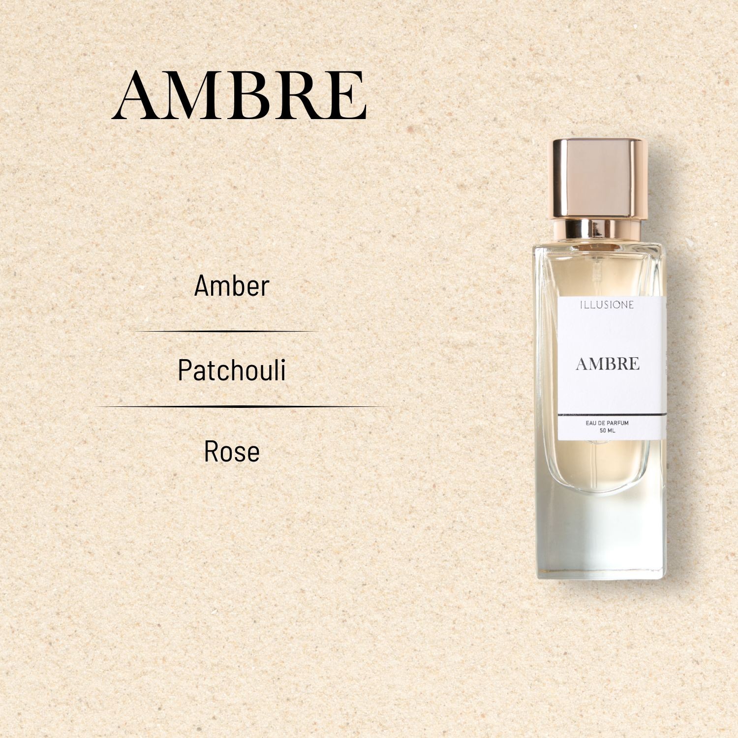 Ambre EDP Women's Perfume 50ml | Amber, Patchouli, Rose