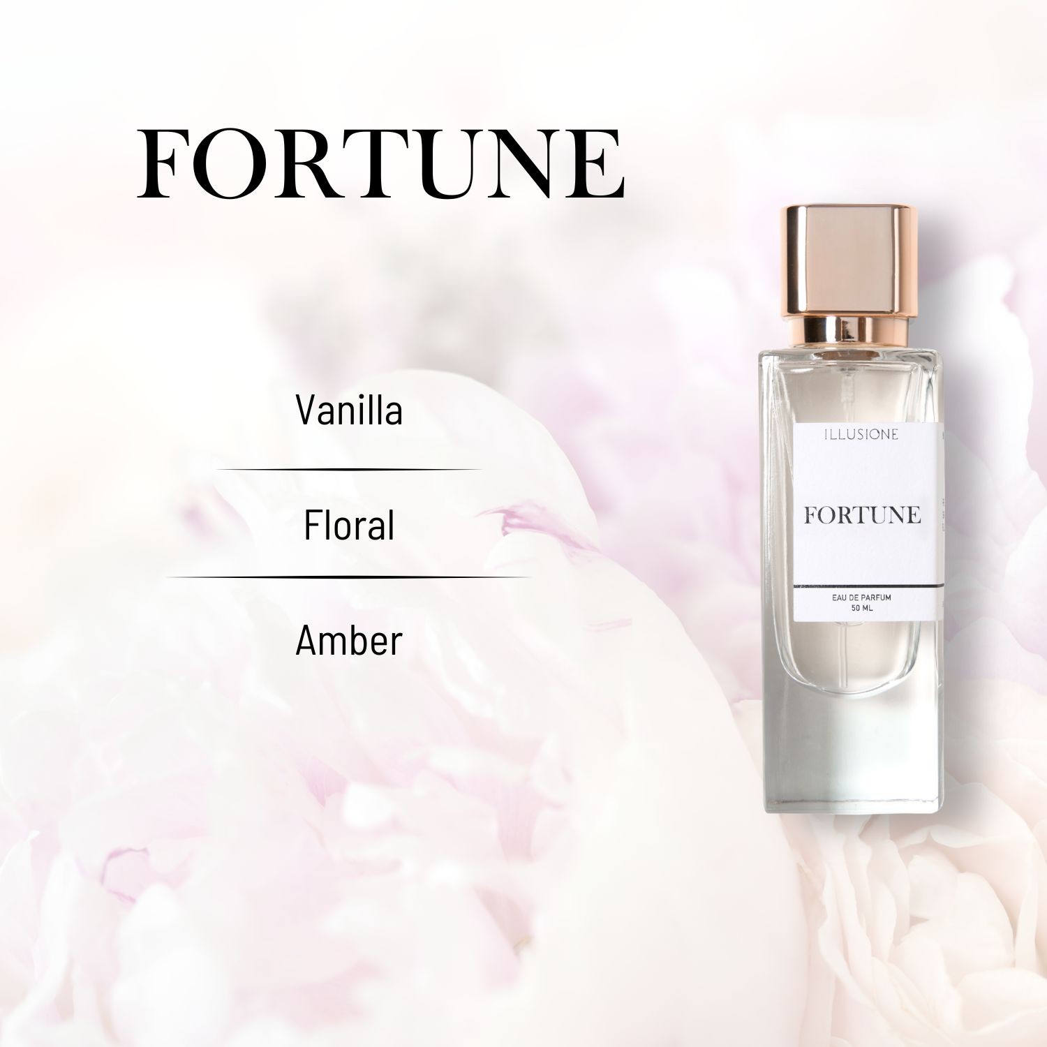 Fortune EDP Women's Perfume 50ml | Vanilla, Floral, Amber
