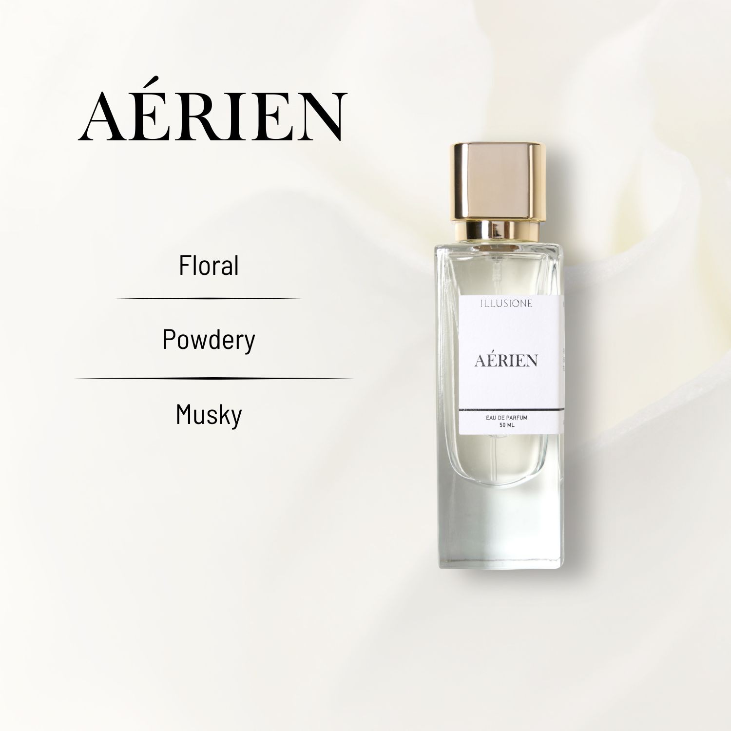 Aérien EDP Women's Perfume 50ml | Floral, Powdery, Musk