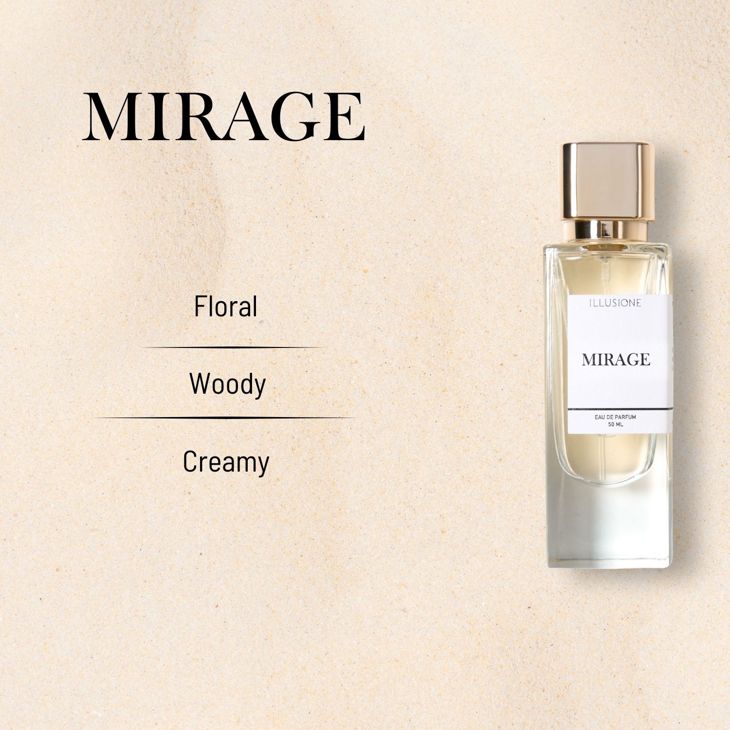 Mirage EDP Women's Perfume 50ml | Floral, Woody, Creamy