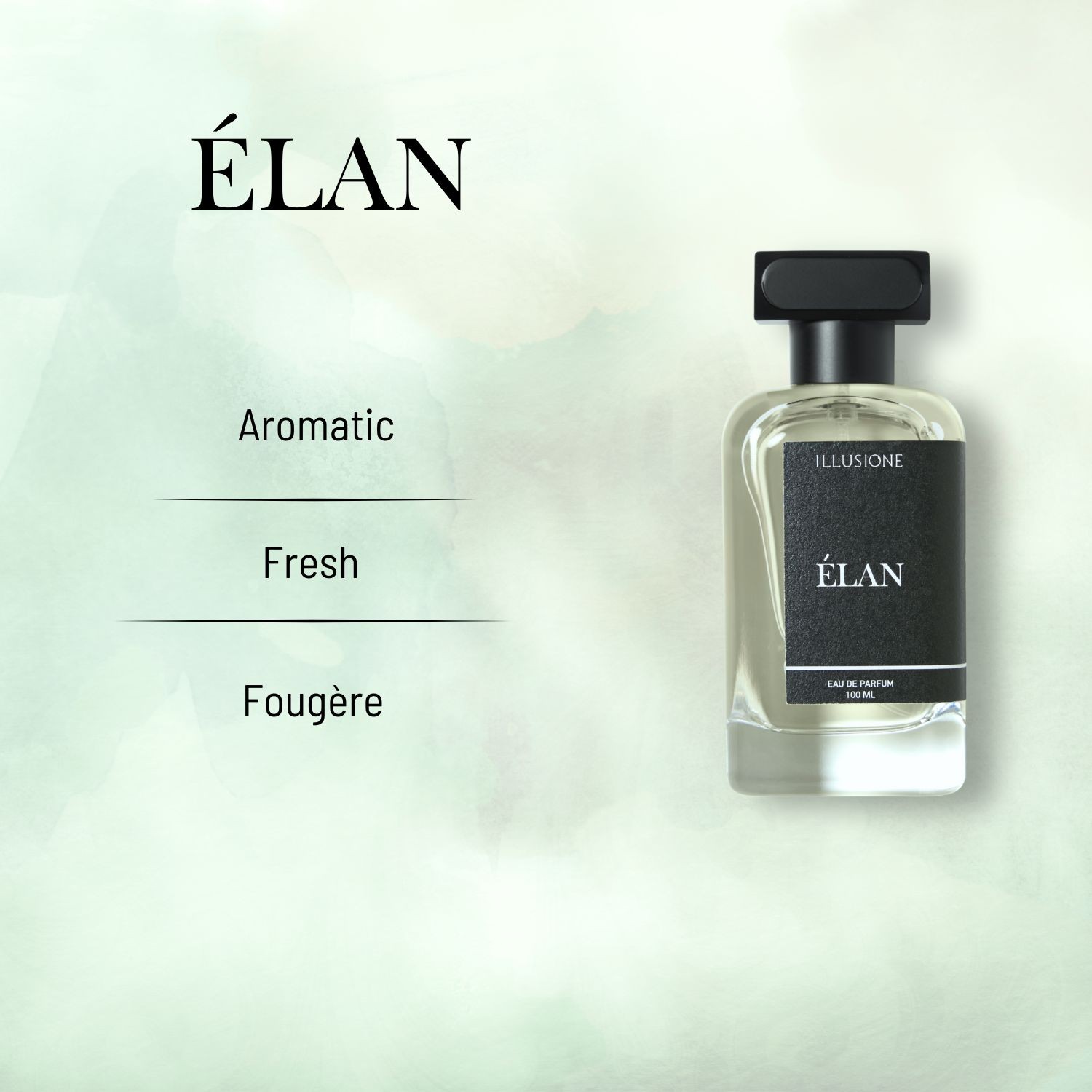 Élan EDP Men's Perfume 100ml | Aromatic, Fresh, Fougere