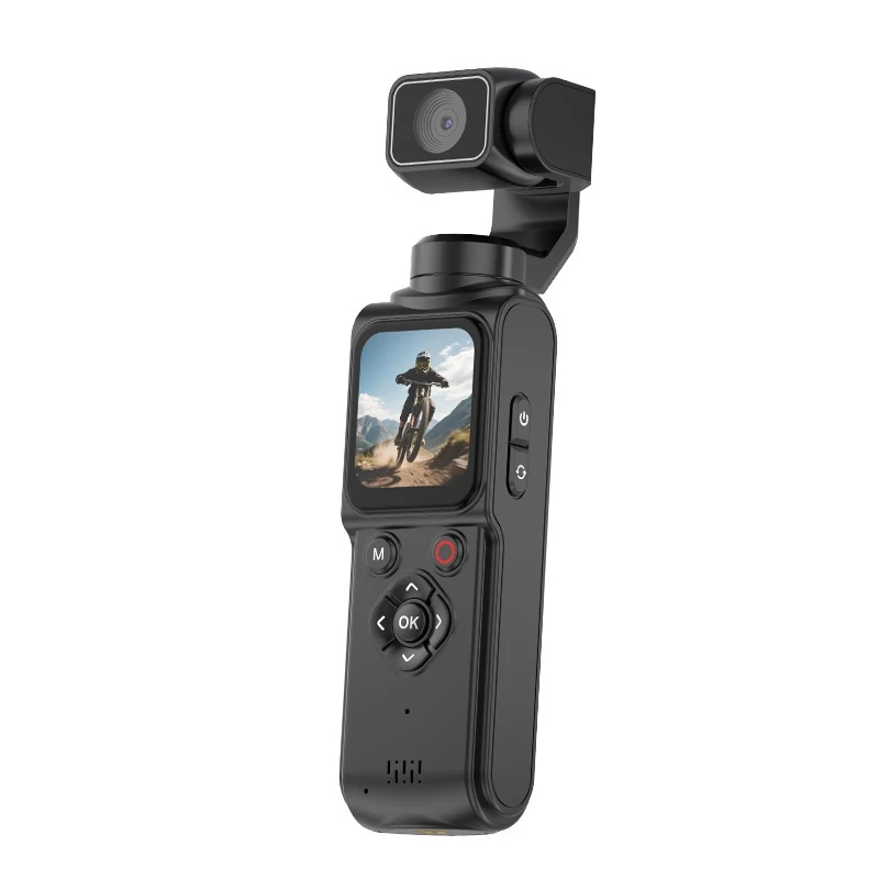 4K Gimbal Kamera 64MP WiFi 330° Takipli Vlog Kamera