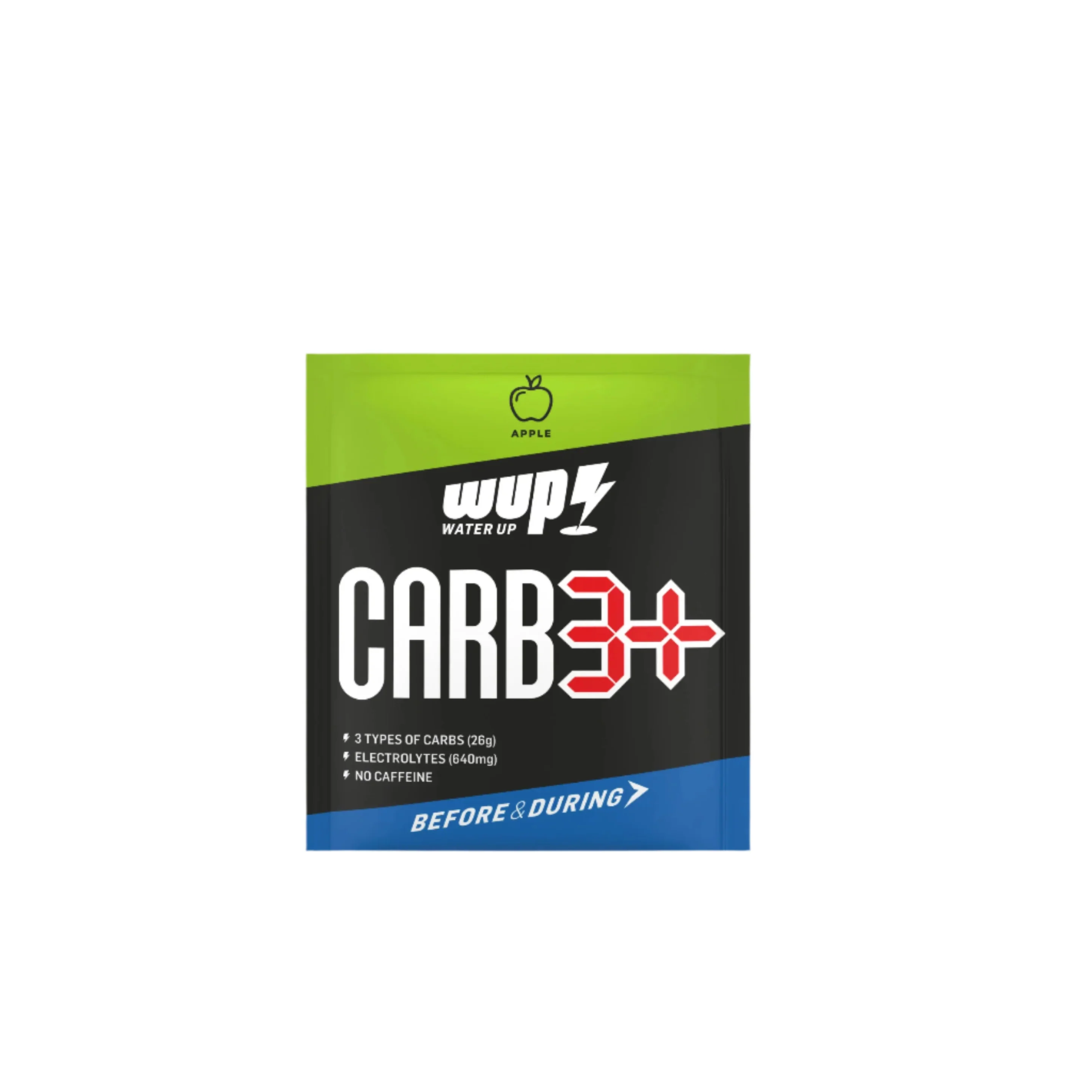 WUP Carb3+ Elektrolit ve Karbonhidrat Tozu Elmalı - 30 gr.