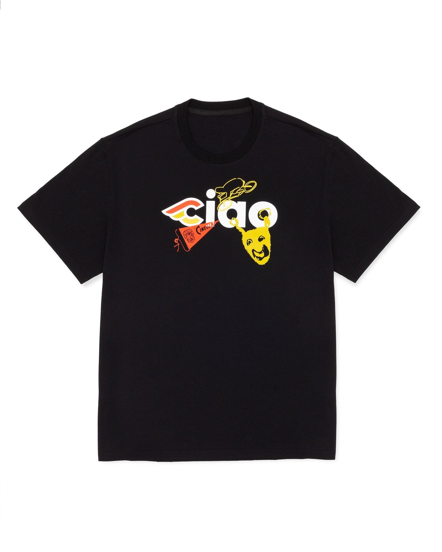 Cinelli Ciao Icons T-Shirt - Siyah
