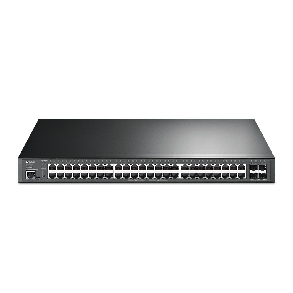 TP-LINK SG3452XP Omada 48 Port POE+ Gigabit L2+ Yönetilebilir Switch + 4x 10GE SFP+
