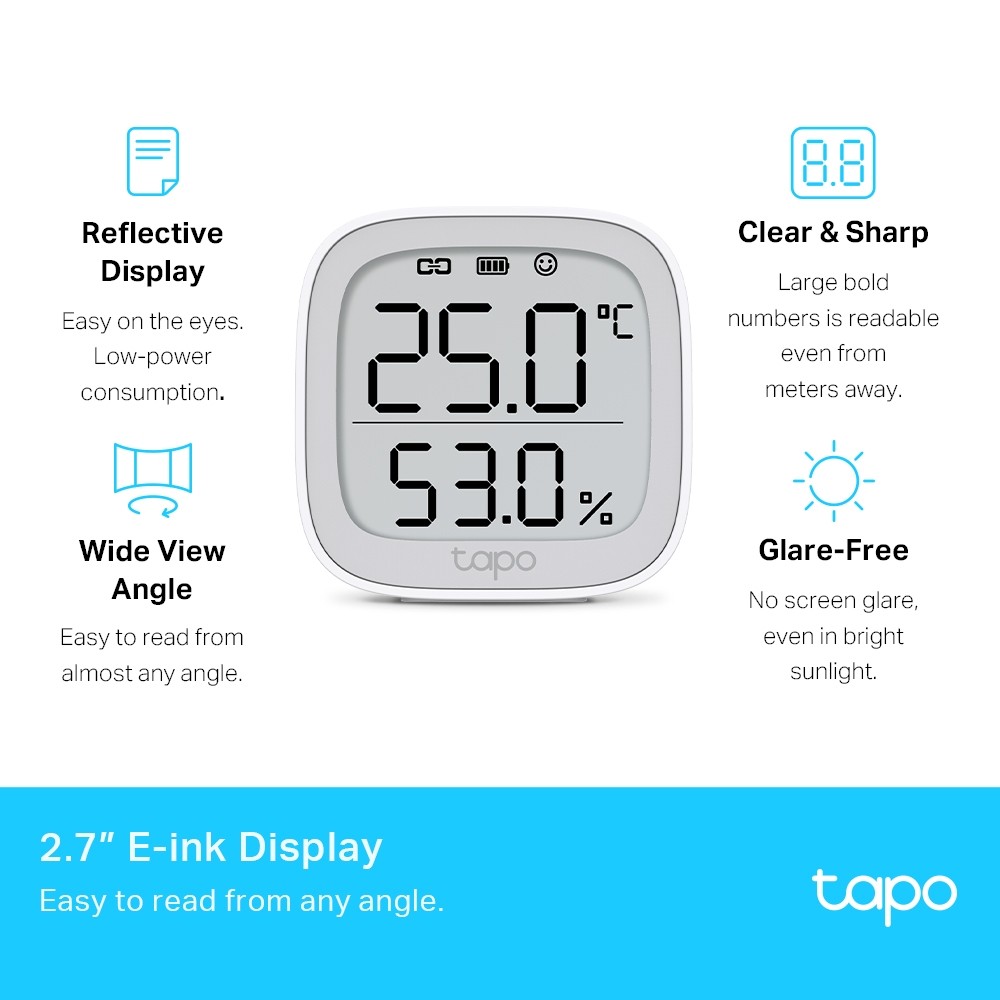 Tapo T315 Akıllı Sıcaklık ve Nem Sensörü