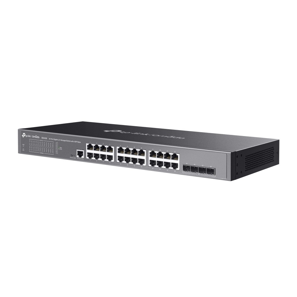 TP-LINK SG3428MP Omada 24 Port POE+ Gigabit L2+ Yönetilebilir Switch + 4xSFP