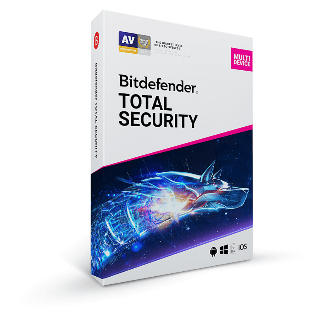 Bitdefender Total Security 10 Kullanıcı 1 Yıl