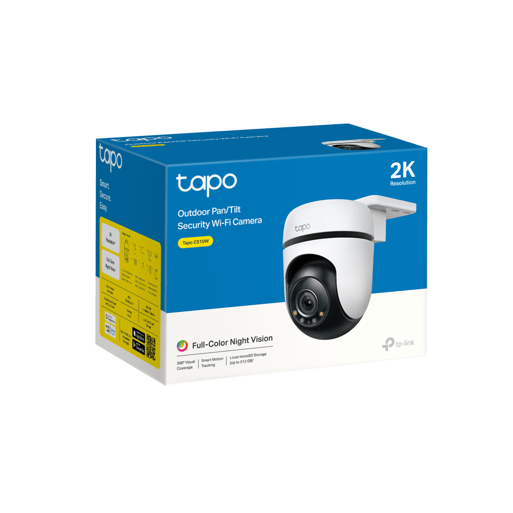 Tapo C510W Dış Mekan Yatay ve Dikey Wi-Fi Güvenlik Kamerası