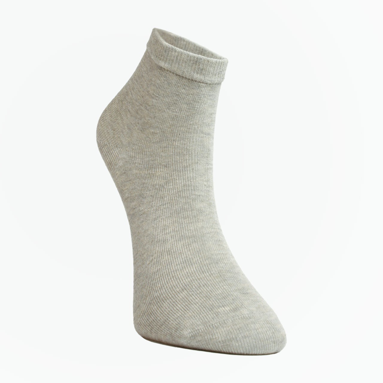 6 Pack Plain Short Socks for Girls