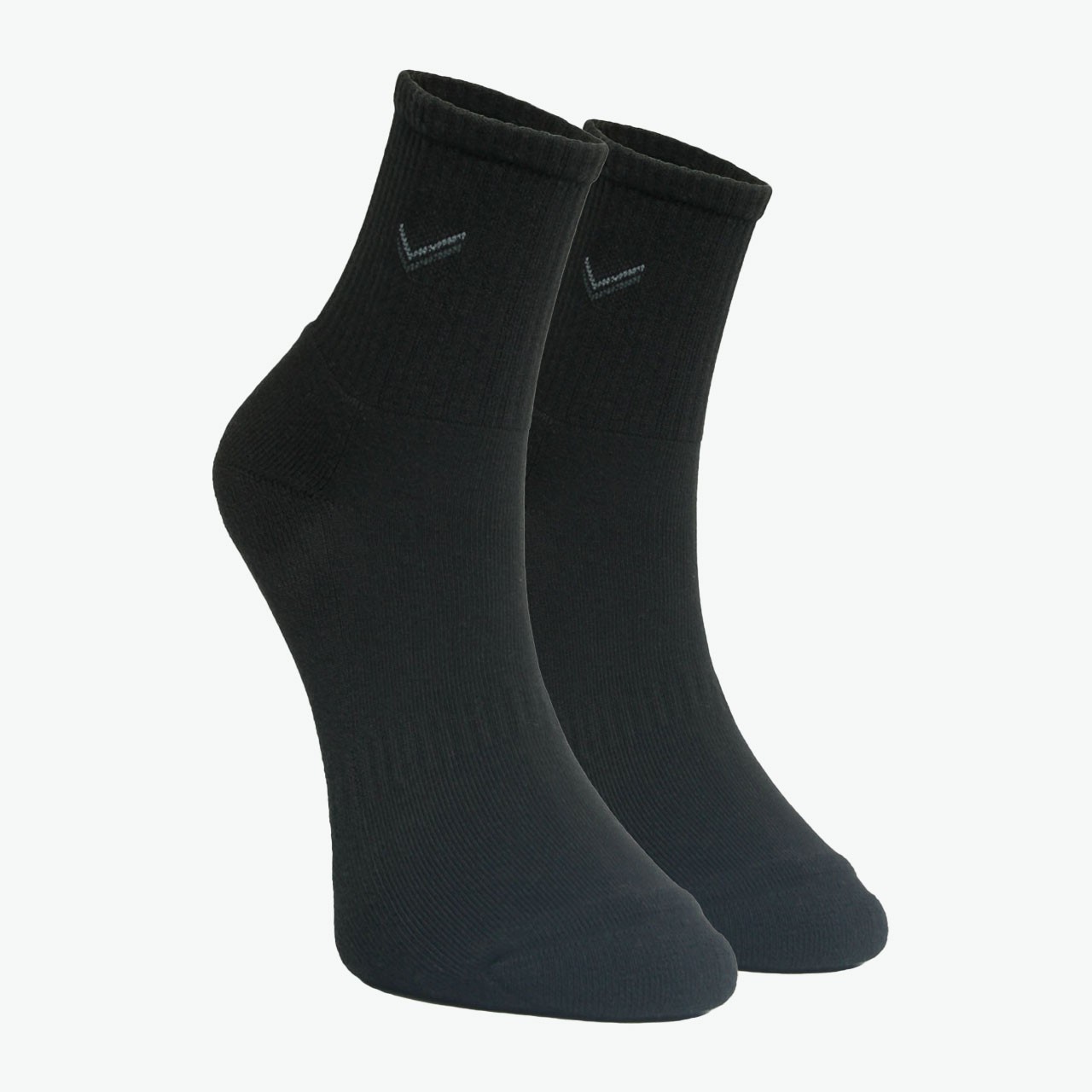 Pack of 2 Black Short Men's Tennis Socks