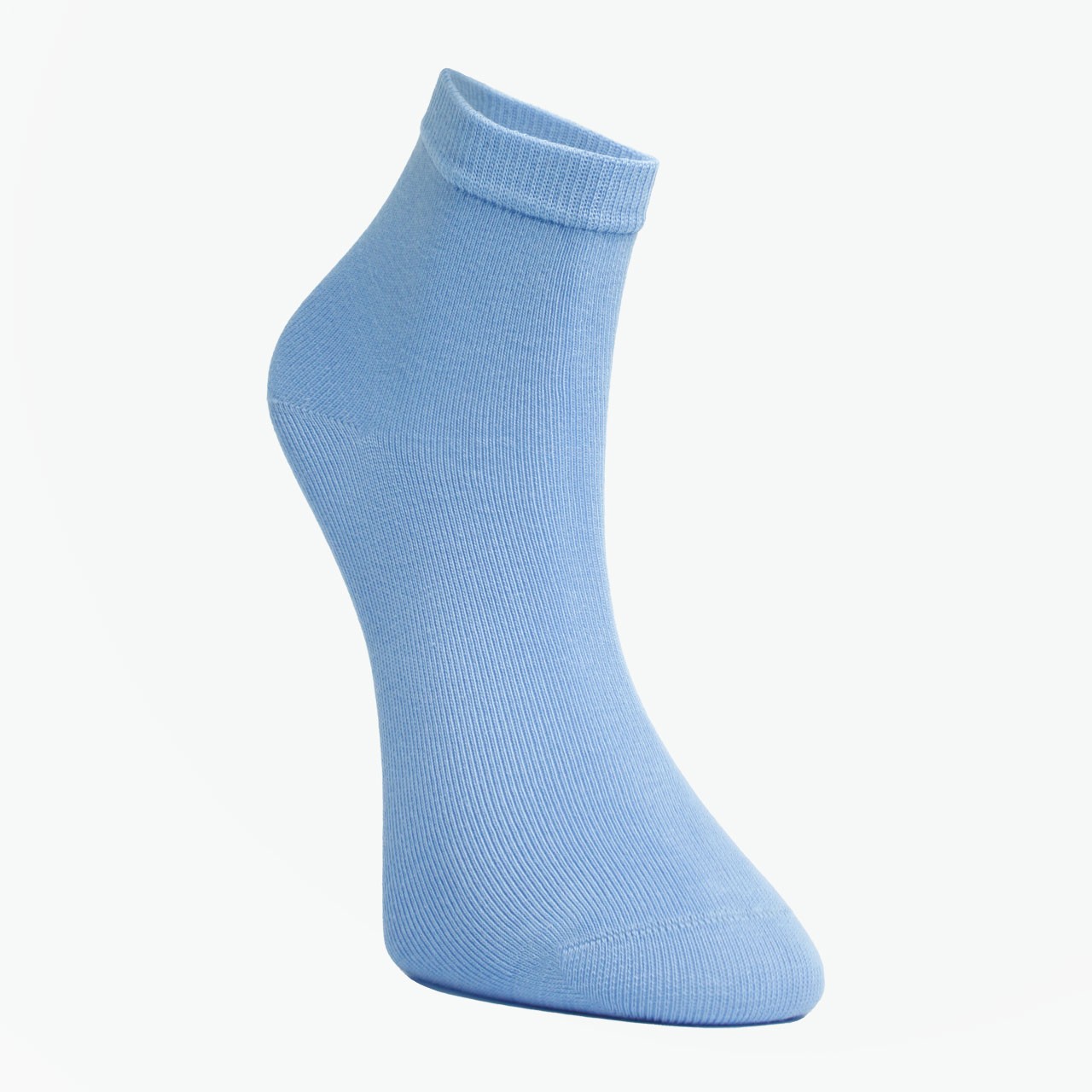 6-Piece Plain Short Socks for Boys