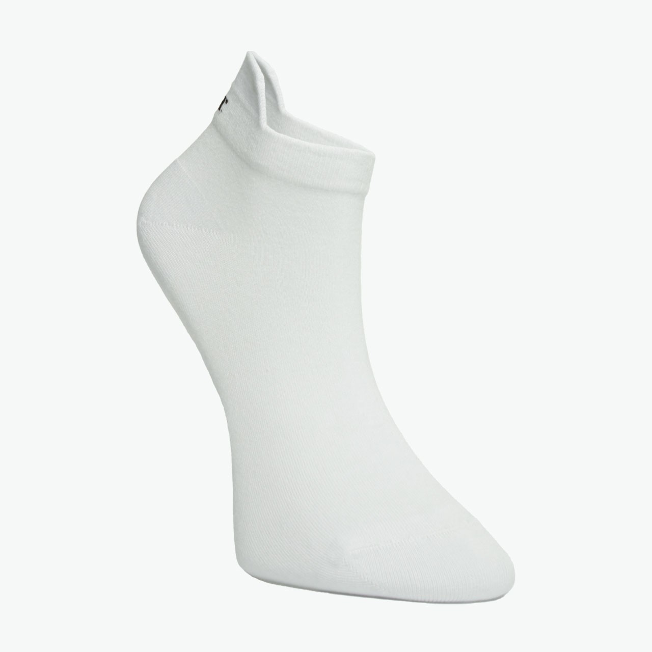 3 Pack White Special Heel Technology Viscose Women's Booty Socks