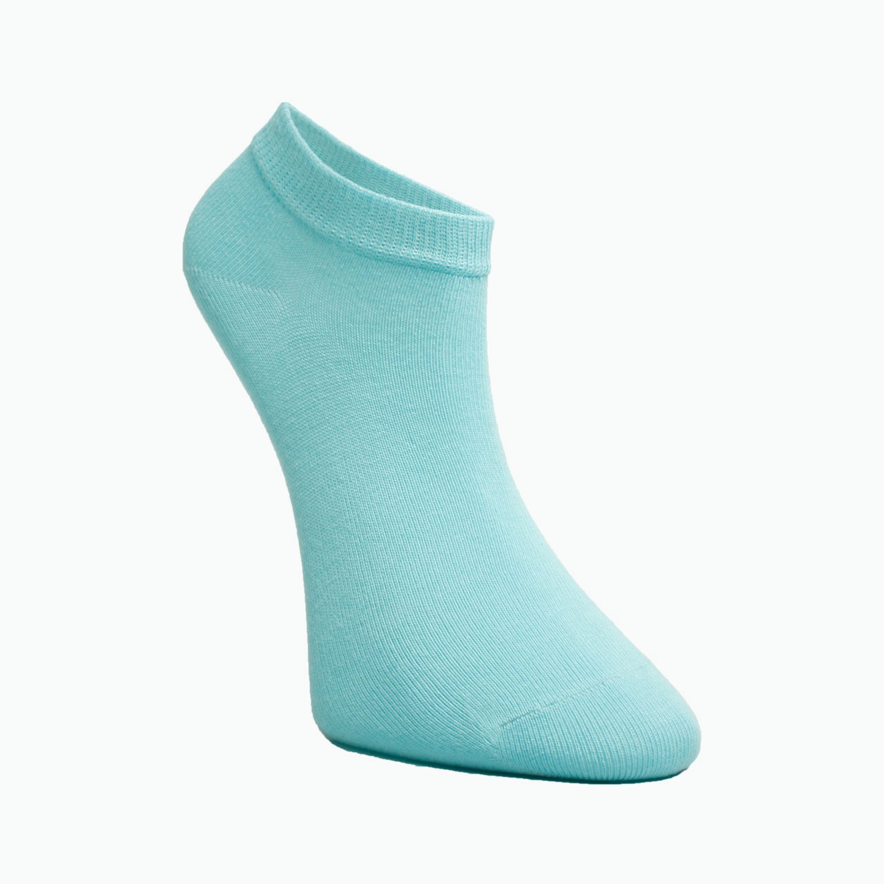 Pack of 7 Multi-Colored Organic Combed Cotton Women's Booty Socks