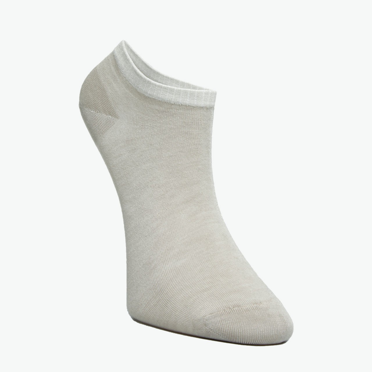 3 Pack Beige Assortment Viscose Women's Booties Socks
