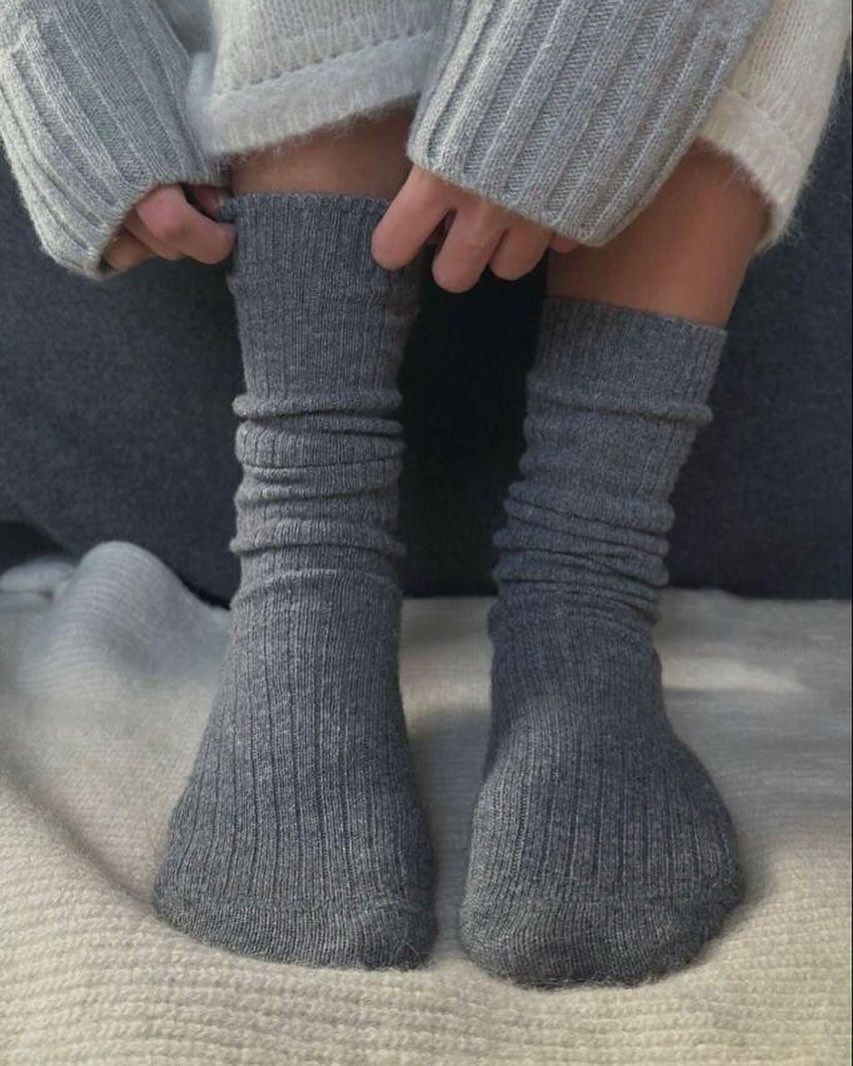 Box of 2 Women's Organic Wool Gift Socks Set